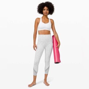 Lululemon Wunder Under Crop High-Rise *Roll Down Scallop Full-On Luxtreme 23"